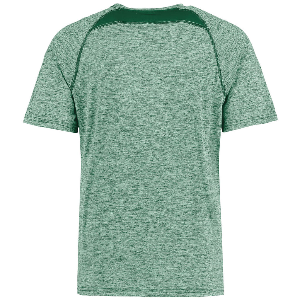 Holloway Men's Dark Green Heather Electrify Coolcore Tee