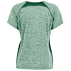 Holloway Women's Dark Green Heather Electrify Coolcore Tee