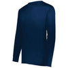 Holloway Men's Navy Momentum Long Sleeve Tee