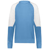 Holloway Women's Columbia Blue/White Momentum Team Fleece Crew