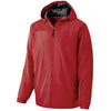 Holloway Men's Scarlet/Carbon Full Zip Bionic Hooded Jacket