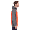 Holloway Men's Carbon Print/Orange Raider Soft Shell Jacket