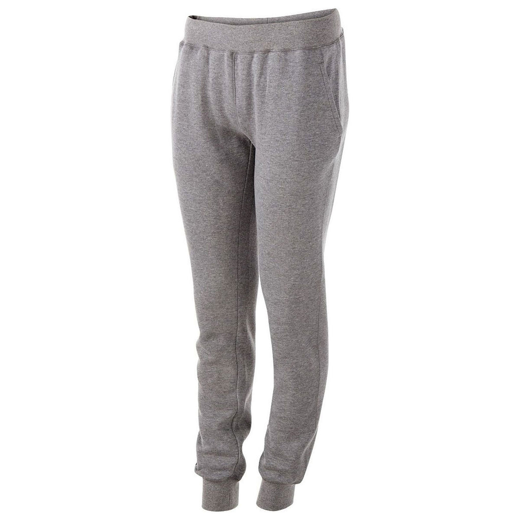 Holloway Women's Charcoal Heather 60/40 Fleece Jogger