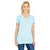 Threadfast Women's Chambray Pigment Dye Short-Sleeve V-Neck T-Shirt