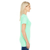 Threadfast Women's Mint Pigment Dye Short-Sleeve V-Neck T-Shirt