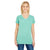 Threadfast Women's Seafoam Pigment Dye Short-Sleeve V-Neck T-Shirt