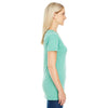 Threadfast Women's Seafoam Pigment Dye Short-Sleeve V-Neck T-Shirt