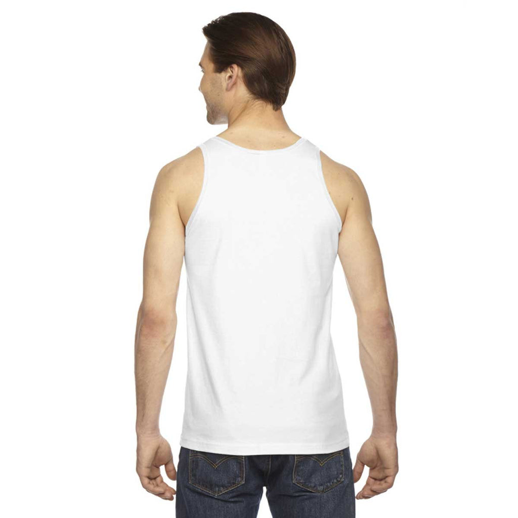 American Apparel Unisex White Fine Jersey Tank