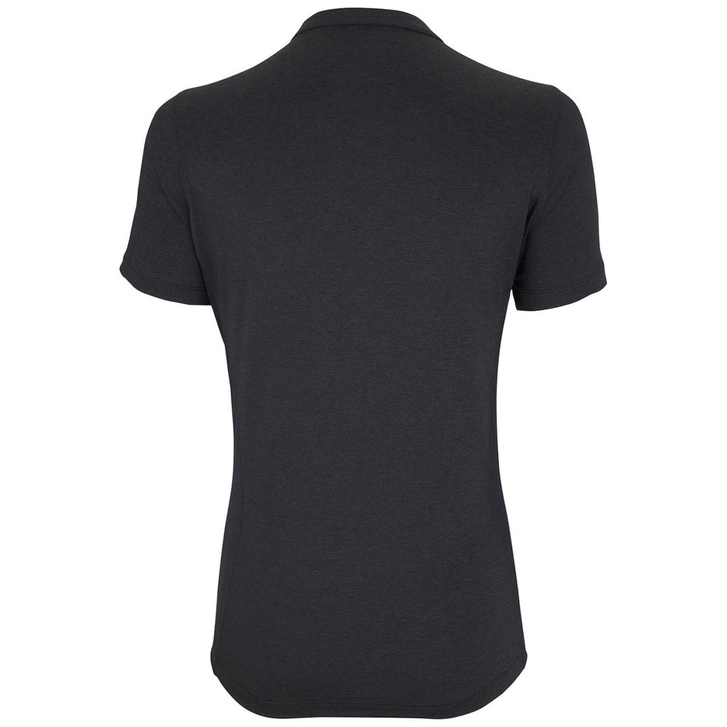 Vansport Women's Black Pro Horizon Polo