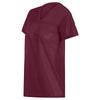 Augusta Sportswear Women's Maroon Junior Fit Replica Football T-Shirt