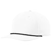 Richardson White/Black Five Panel Classic Rope Cap