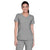 Cherokee Women's Grey Infinity Mock Wrap Top