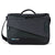 Life in Motion Black/Dark Grey Heather Linked Charging Computer Messenger Bag