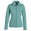 Landway Women's Heather Teal Fresco Melange Knit Jacket