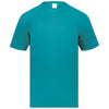 Augusta Sportswear Men's Teal Attain Wicking Short-Sleeve T-Shirt