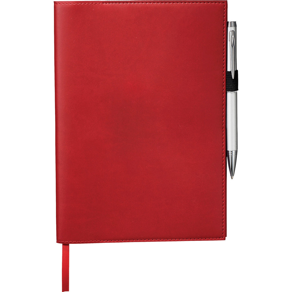 JournalBooks Red Pedova Refillable Notebook (pen sold separately)