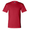 Bayside Men's Red Union-Made Short Sleeve T-Shirt