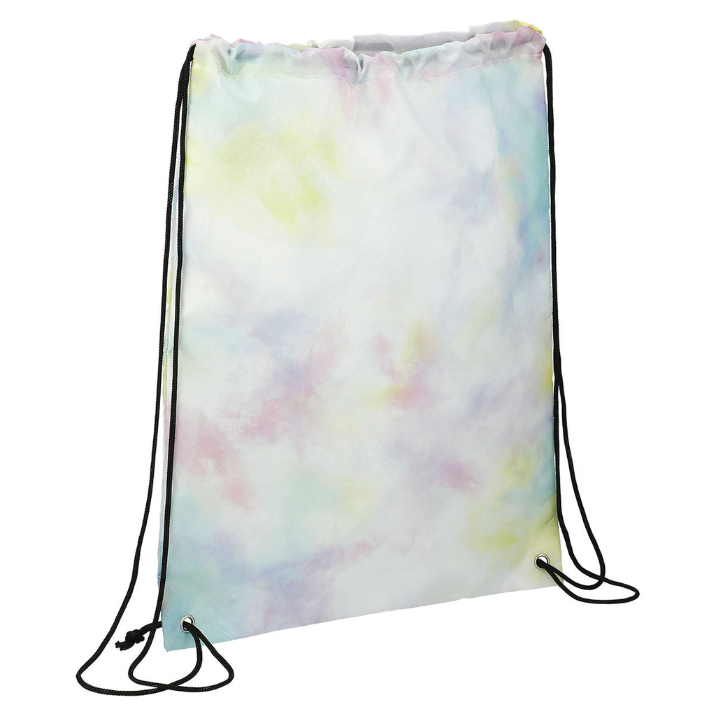 Leed's Multi-Colored Tie Dyed Drawstring Bag