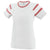 Augusta Sportswear Women's White/Red/White Fanatic Short-Sleeve T-Shirt