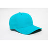 Pacific Headwear Blue Teal Velcro Adjustable Cotton Poly Cap