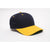 Pacific Headwear Navy/Gold Velcro Adjustable Cotton Poly Cap