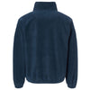 Burnside Men's Navy Polar Fleece Quarter-Zip Pullover