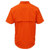 BAW Men's Orange Short Sleeve Fishing Shirt