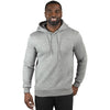 Threadfast Unisex Heather Grey Ultimate Fleece Pullover Hooded Sweatshirt