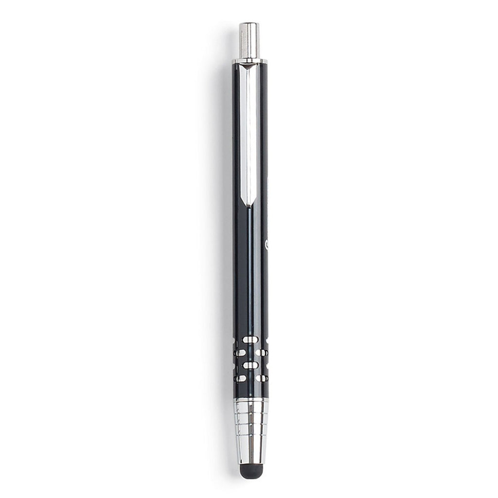 Travis & Wells Black Regal Stylus/Retractable Ballpoint