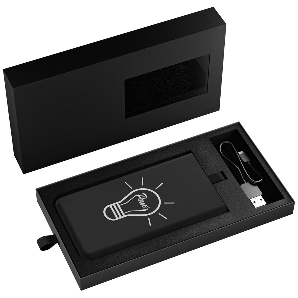 SCX Design Black All-in-One Power Bank 3000 mAh