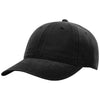 Richardson Black Brushed Canvas Cap