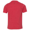 Next Level Boy's Red CVC Crew Tee