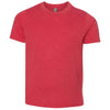 Next Level Boy's Red CVC Crew Tee