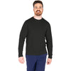 Charles River Men's Black Comfort-Core Long-Sleeve Crew