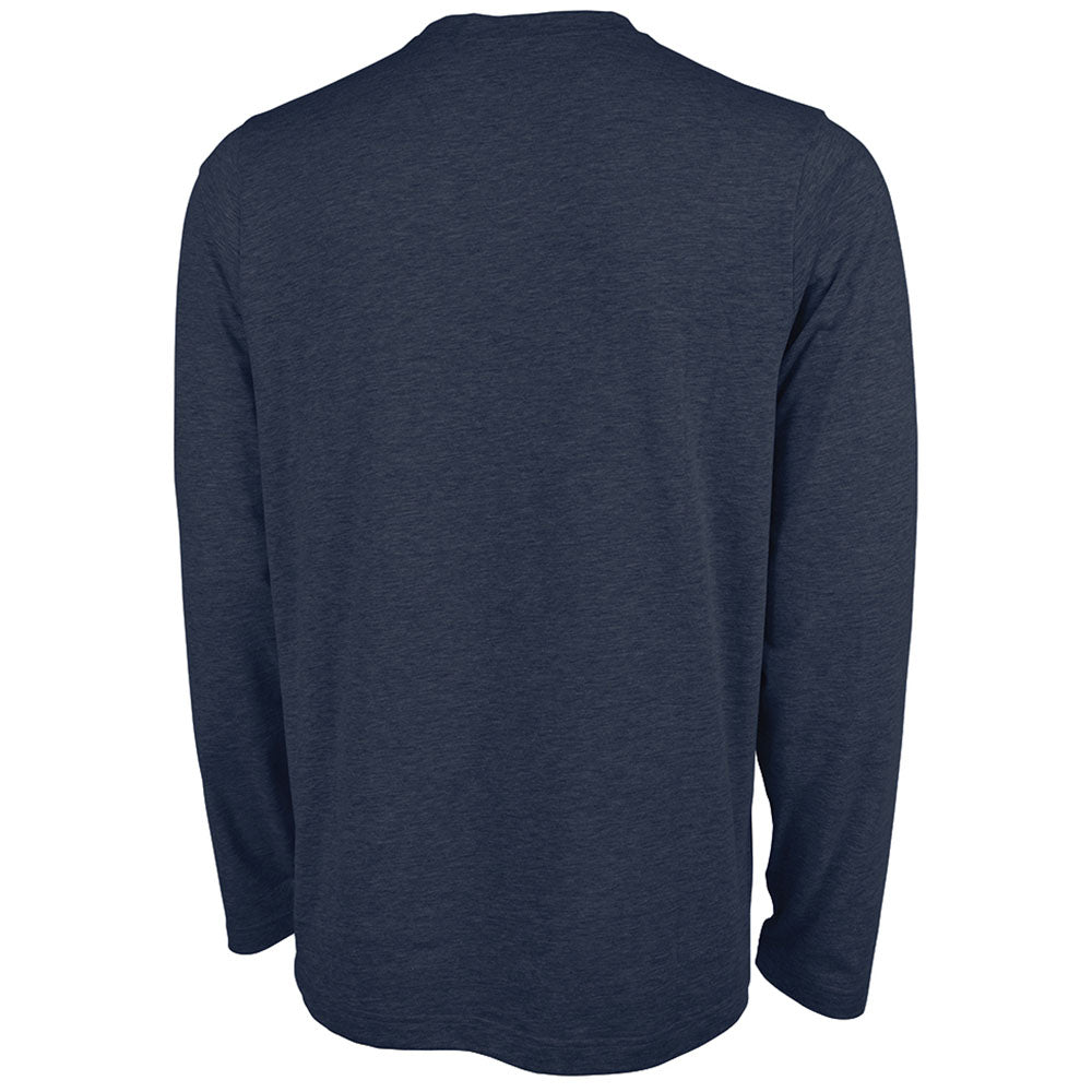 Charles River Men's Navy Comfort-Core Long-Sleeve Crew