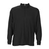 Vantage Men's Black Mesh 1/4-Zip Tech Pullover