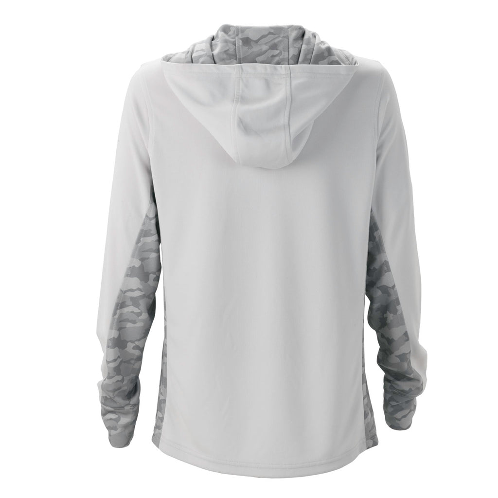 Vantage Women's Grey Pro Camo Block Full-Zip Hoodie