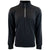 Vantage Men's Black Grid Quarter Zip Pullover