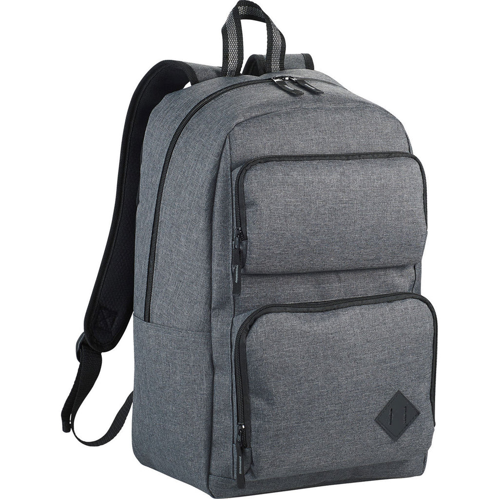 Leed's Charcoal Graphite Deluxe 15" Computer Backpack