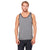 Bella + Canvas Unisex Deep Heather/Black Jersey Tank