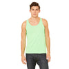 Bella + Canvas Unisex Neon Green Jersey Tank