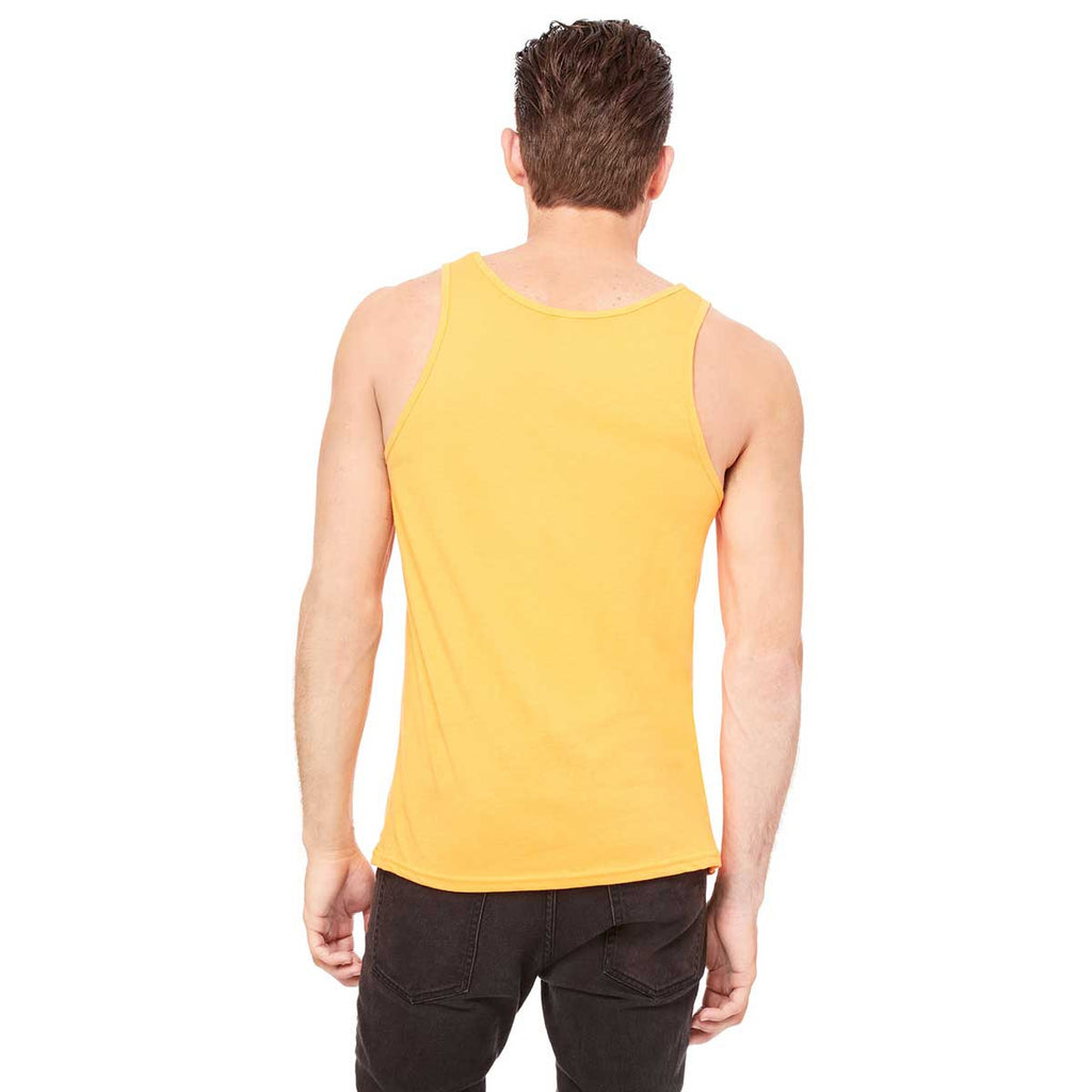 Bella + Canvas Unisex Neon Orange Jersey Tank