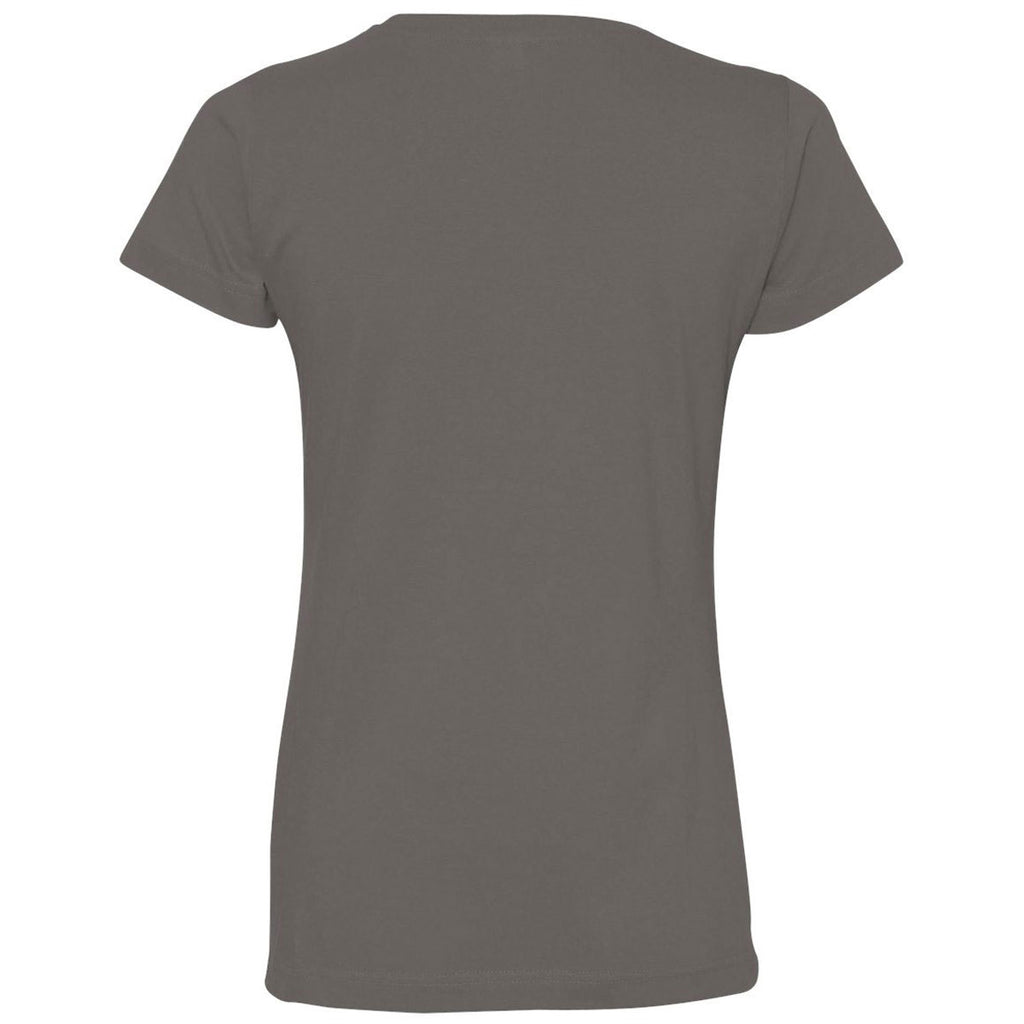 LAT Women's Charcoal Fine Jersey Tee