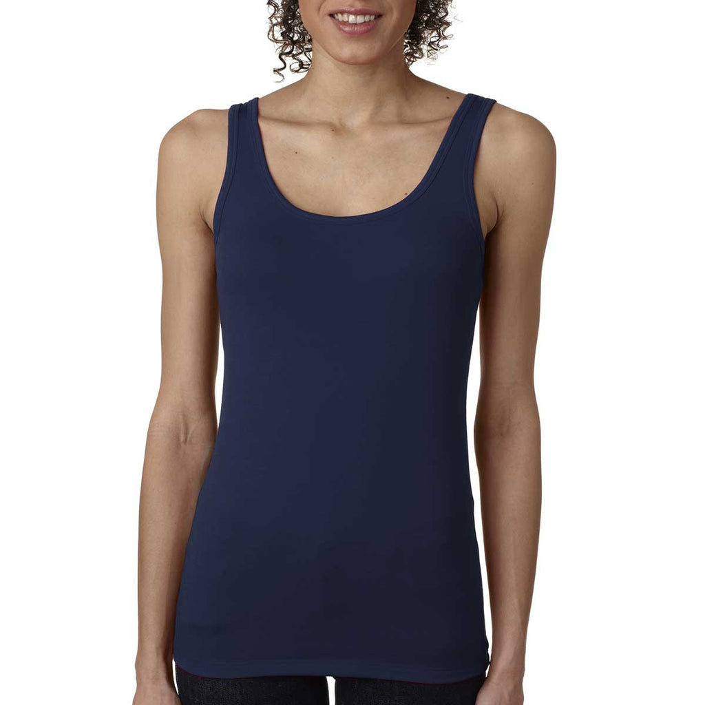 Next Level Women's Midnight Navy Jersey Tank Top