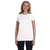 LAT Women's White Junior Fit Fine Jersey T-Shirt