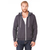 Bella + Canvas Unisex Dark Grey Full-Zip Hoodie