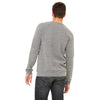 Bella + Canvas Unisex Grey Triblend Crew Neck Sweatshirt