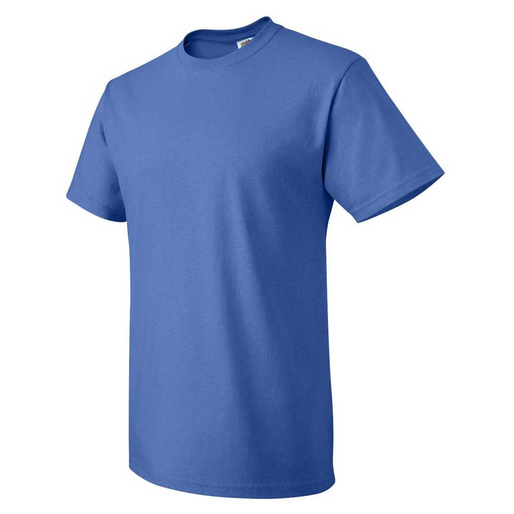 Fruit of the Loom Men's Royal HD Cotton Short Sleeve T-Shirt