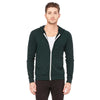 Bella + Canvas Unisex Emerald Triblend Full-Zip Lightweight Hoodie