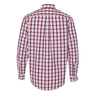 Tommy Hilfiger Men's Baron Plaid Long Sleeve Plaid Shirt